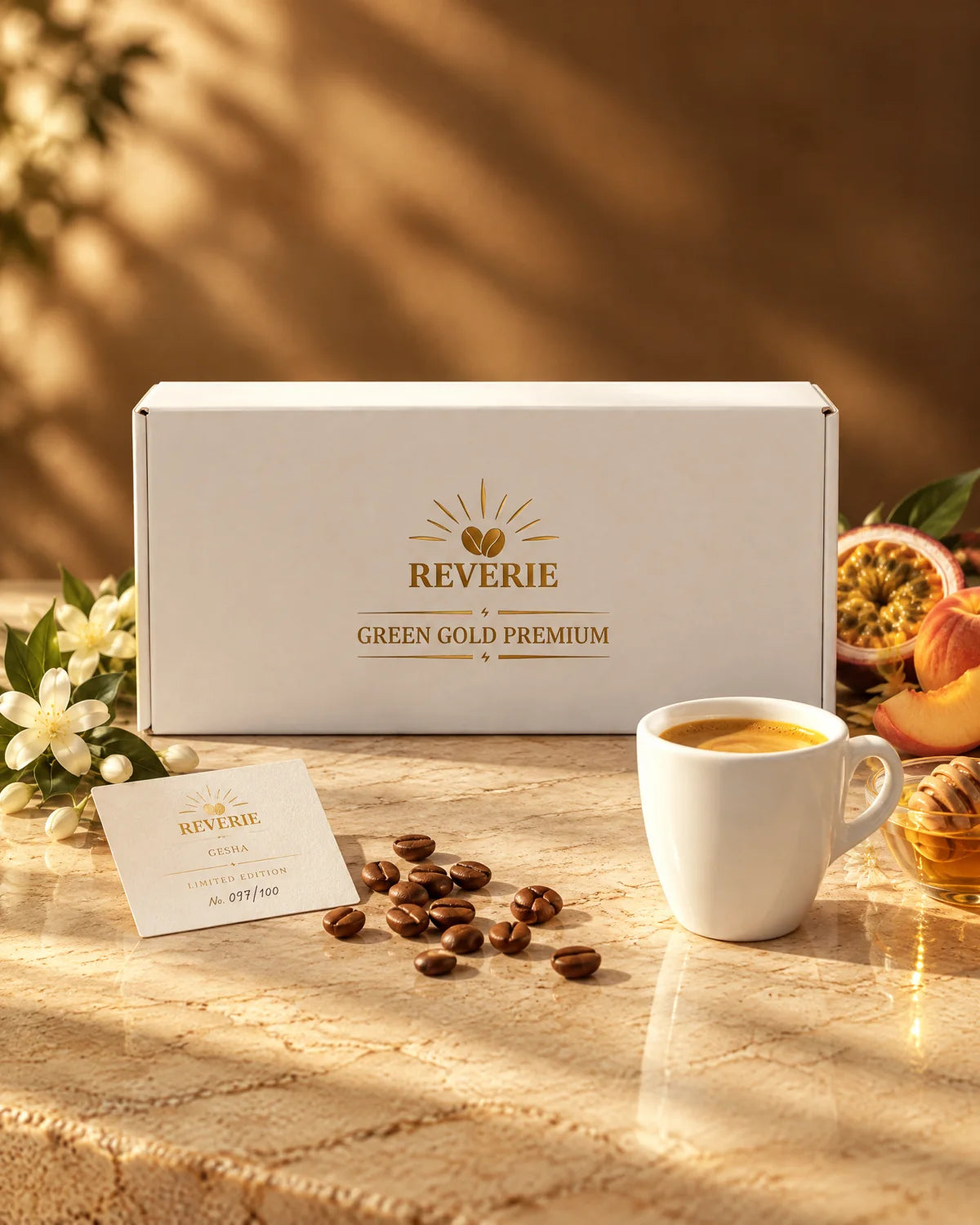 Caixa Green Gold Premium do Reverie 90+ Club